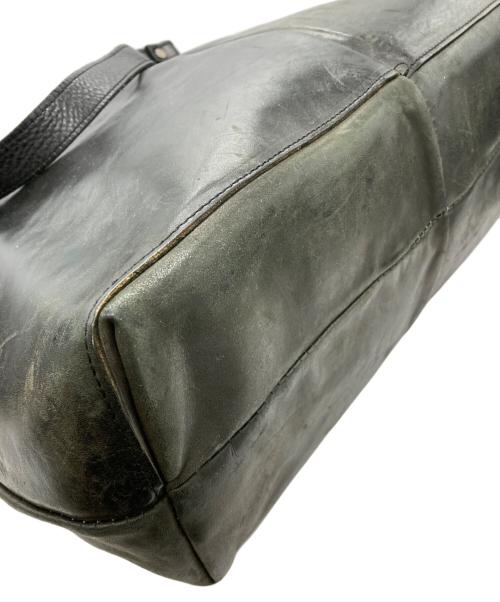 10 SEI 0 OTTO（ディエチセイゼロオット）10 SEI 0 OTTO (ディエチセイゼロオット) LEATHER 2WAY BAG ブラックの古着・服飾アイテム