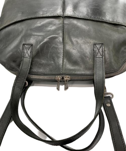 10 SEI 0 OTTO（ディエチセイゼロオット）10 SEI 0 OTTO (ディエチセイゼロオット) LEATHER 2WAY BAG ブラックの古着・服飾アイテム