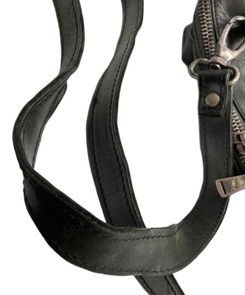 10 SEI 0 OTTO（ディエチセイゼロオット）10 SEI 0 OTTO (ディエチセイゼロオット) LEATHER 2WAY BAG ブラックの古着・服飾アイテム