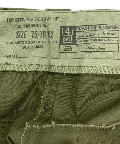 British Army（ブリティッシュアーミー）British Army (ブリティッシュ アーミー) ライトウェイトファティーグパンツ オリーブ サイズ:75/76/92の古着・服飾アイテム