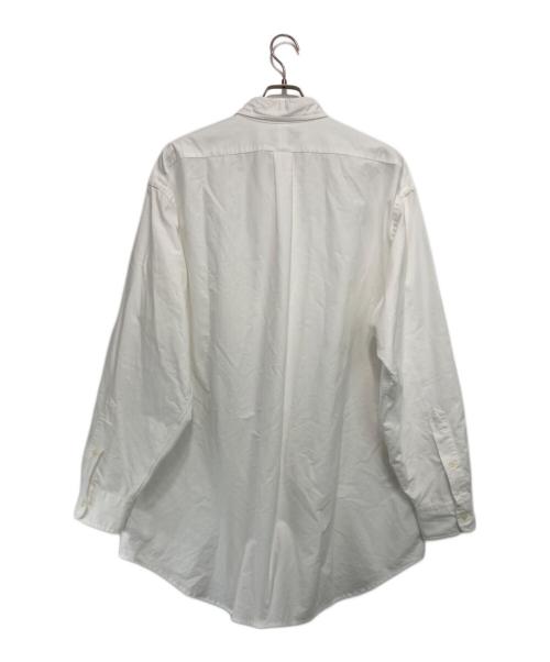 POLO RALPH LAUREN（ポロ・ラルフローレン）POLO RALPH LAUREN (ポロ・ラルフローレン)  THE BIG FIT 裾ポニーボタンダウンシャツ ホワイト サイズ:Ⅼの古着・服飾アイテム