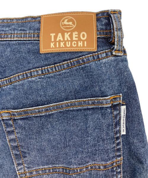 TAKEO KIKUCHI（タケオキクチ）TAKEO KIKUCHI (タケオキクチ) モンスターストレッチ リジッドデニムパンツ インディゴ サイズ:3の古着・服飾アイテム
