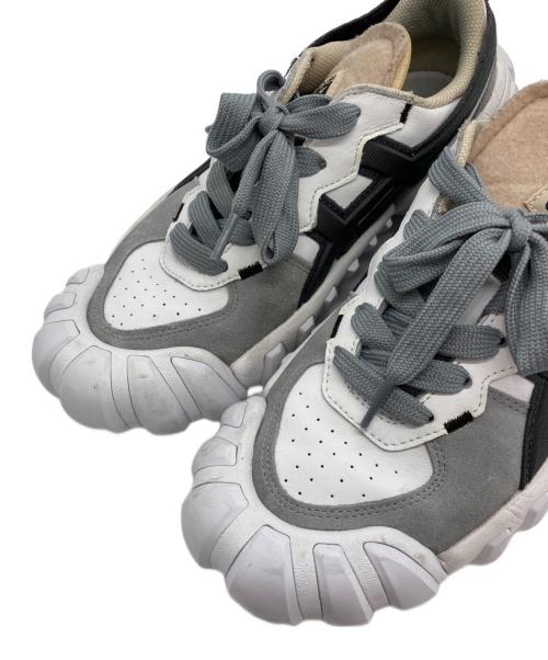 Onitsuka Tiger（オニツカタイガー）Onitsuka Tiger (オニツカタイガー) DENTIGRE LS ホワイト×グレー サイズ:26の古着・服飾アイテム