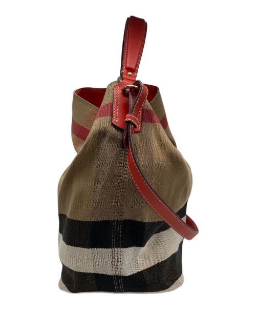 BURBERRY（バーバリー）BURBERRY (バーバリー) THE MEDIUM ASHBY/2WAYバッグ ブラウンの古着・服飾アイテム