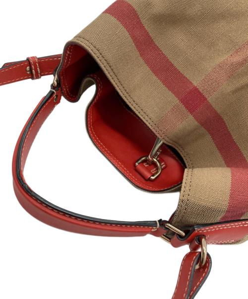 BURBERRY（バーバリー）BURBERRY (バーバリー) THE MEDIUM ASHBY/2WAYバッグ ブラウンの古着・服飾アイテム