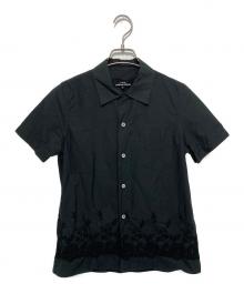 tricot COMME des GARCONS（トリココムデギャルソン）の古着「刺繍シャツ」｜ブラック