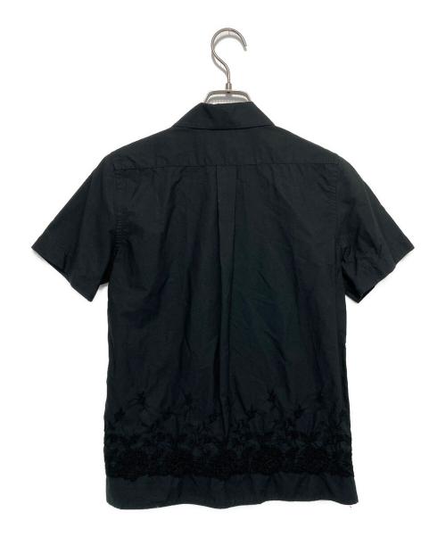 tricot COMME des GARCONS（トリココムデギャルソン）tricot COMME des GARCONS (トリココムデギャルソン) 刺繍シャツ ブラック サイズ:Sの古着・服飾アイテム
