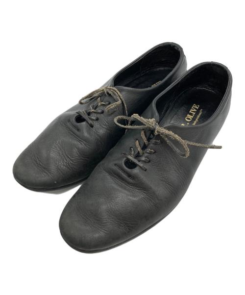 MR.OLIVE（ミスターオリーブ）MR.OLIVE (ミスターオリーブ) レザーシューズ ブラック サイズ:Lの古着・服飾アイテム