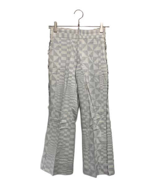 COMME des GARCONS（コムデギャルソン）COMME des GARCONS (コムデギャルソン) ドッキングチェックパンツ ホワイト サイズ:Sの古着・服飾アイテム