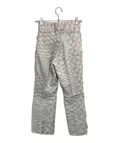 COMME des GARCONS（コムデギャルソン）COMME des GARCONS (コムデギャルソン) ドッキングチェックパンツ ホワイト サイズ:Sの古着・服飾アイテム