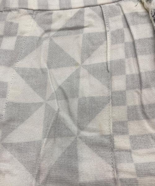 COMME des GARCONS（コムデギャルソン）COMME des GARCONS (コムデギャルソン) ドッキングチェックパンツ ホワイト サイズ:Sの古着・服飾アイテム