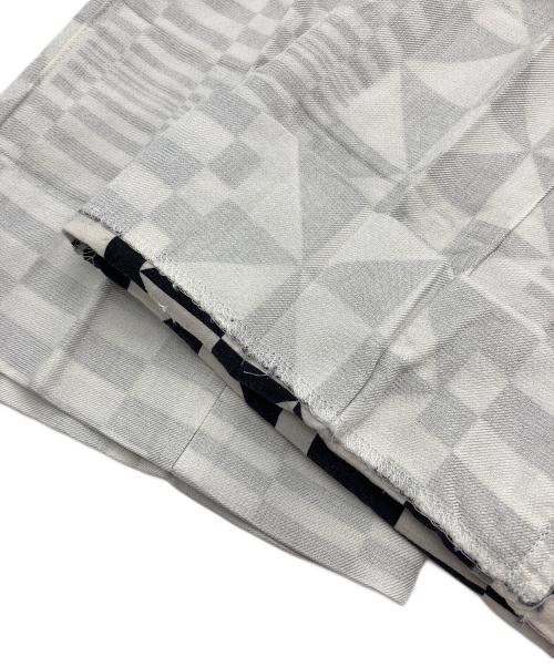 COMME des GARCONS（コムデギャルソン）COMME des GARCONS (コムデギャルソン) ドッキングチェックパンツ ホワイト サイズ:Sの古着・服飾アイテム