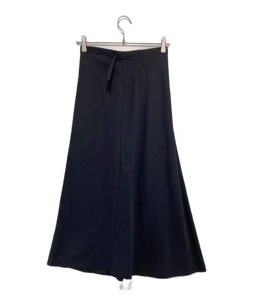 YOHJI YAMAMOTO COSTUME（ヨウジヤマモトコスチューム）YOHJI YAMAMOTO COSTUME (ヨウジヤマモトコスチューム) ウールギャバジンロングスカート ネイビー サイズ:1の古着・服飾アイテム