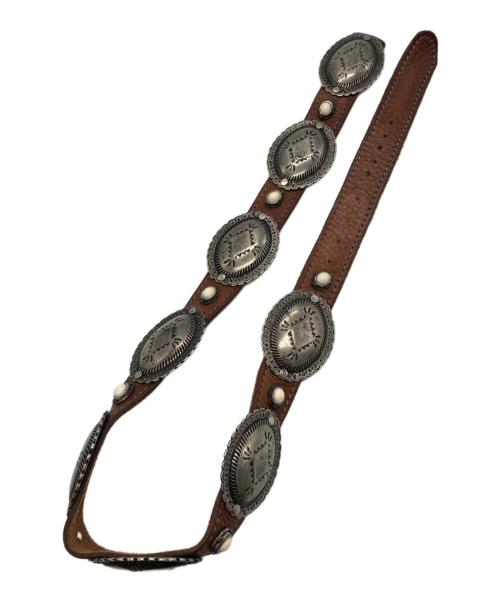 RICCARDO FORCONI（リカルド・フォルコーニ）RICCARDO FORCONI (リカルド・フォルコーニ) コンチョベルト ブラウン サイズ:80の古着・服飾アイテム