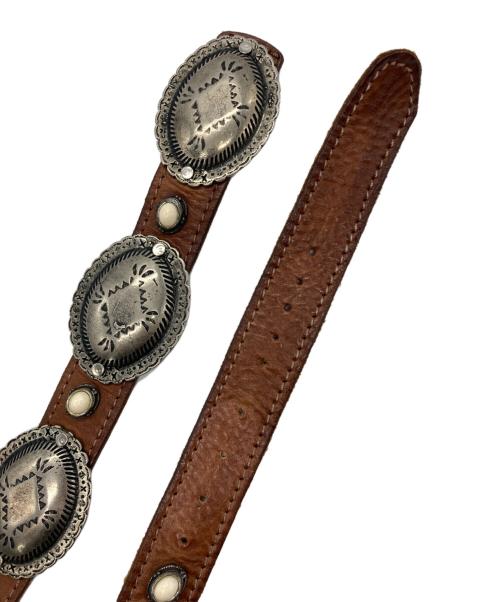 RICCARDO FORCONI（リカルド・フォルコーニ）RICCARDO FORCONI (リカルド・フォルコーニ) コンチョベルト ブラウン サイズ:80の古着・服飾アイテム