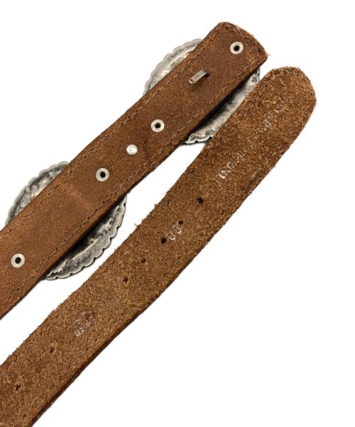 RICCARDO FORCONI（リカルド・フォルコーニ）RICCARDO FORCONI (リカルド・フォルコーニ) コンチョベルト ブラウン サイズ:80の古着・服飾アイテム