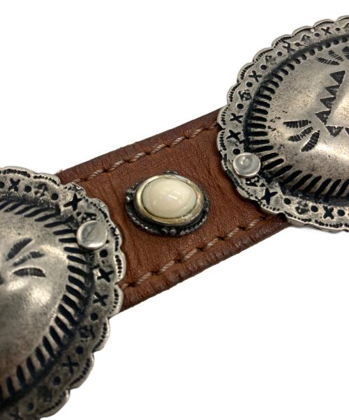 RICCARDO FORCONI（リカルド・フォルコーニ）RICCARDO FORCONI (リカルド・フォルコーニ) コンチョベルト ブラウン サイズ:80の古着・服飾アイテム