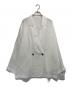 SALON adam et rope'（サロンアダムエロペ）の古着「オーガニックコットンガーゼオーバージャケット」｜ホワイト