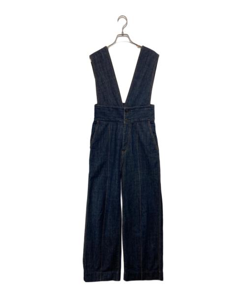 MACPHEE（マカフィー）MACPHEE (マカフィー) コットンデニム 2-wayコンビネゾン インディゴ サイズ:36の古着・服飾アイテム