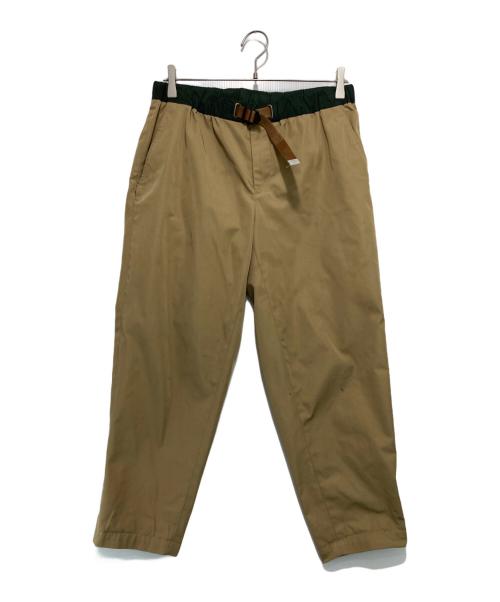 kolor/BEACON（カラービーコン）kolor/BEACON (カラービーコン) クライミングパンツ グリーン×ベージュ サイズ:1の古着・服飾アイテム
