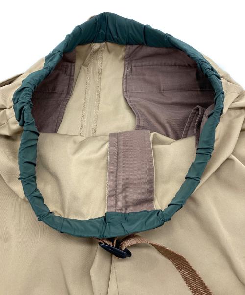 kolor/BEACON（カラービーコン）kolor/BEACON (カラービーコン) クライミングパンツ グリーン×ベージュ サイズ:1の古着・服飾アイテム