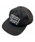 stussy（ステューシー）の古着「MID-DEPTH STUSSY SPORT SNAPBACK」｜ブラック