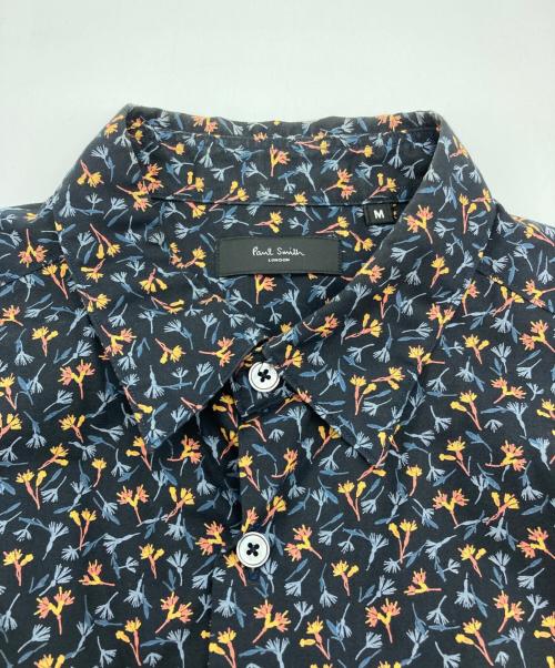 Paul Smith London（ポールスミスロンドン）Paul Smith London (ポールスミスロンドン) 総柄シャツ ブラック サイズ:Mの古着・服飾アイテム