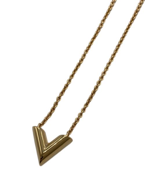 LOUIS VUITTON（ルイ ヴィトン）LOUIS VUITTON (ルイ ヴィトン) エセンシャル V/ネックレス ゴールドの古着・服飾アイテム