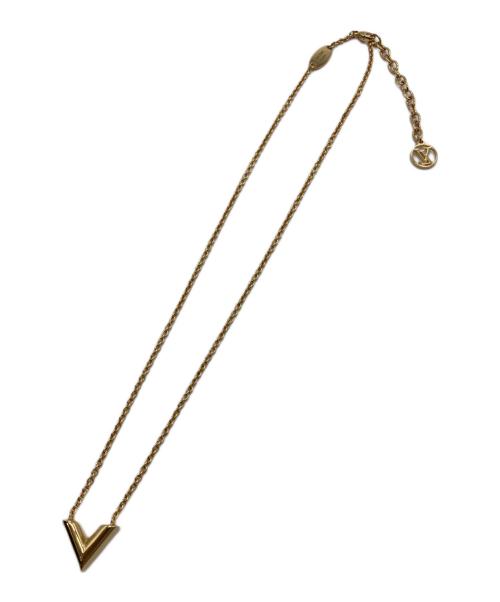 LOUIS VUITTON（ルイ ヴィトン）LOUIS VUITTON (ルイ ヴィトン) エセンシャル V/ネックレス ゴールドの古着・服飾アイテム