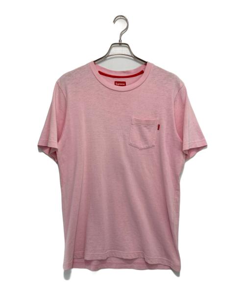 SUPREME（シュプリーム）Supreme (シュプリーム) SS POCKET TEE ピンク サイズ:Mの古着・服飾アイテム