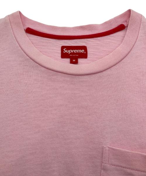 SUPREME（シュプリーム）Supreme (シュプリーム) SS POCKET TEE ピンク サイズ:Mの古着・服飾アイテム
