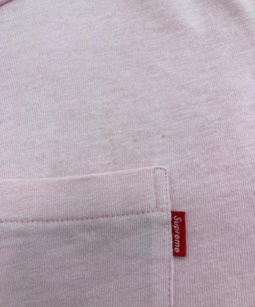 SUPREME（シュプリーム）Supreme (シュプリーム) SS POCKET TEE ピンク サイズ:Mの古着・服飾アイテム