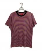 SUPREMEシュプリーム）の古着「Multi Stripe Terry Tee」｜レッド×イエロー
