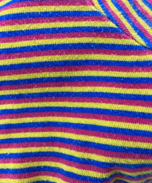 SUPREME（シュプリーム）Supreme (シュプリーム) Multi Stripe Terry Tee レッド×イエロー サイズ:Sの古着・服飾アイテム