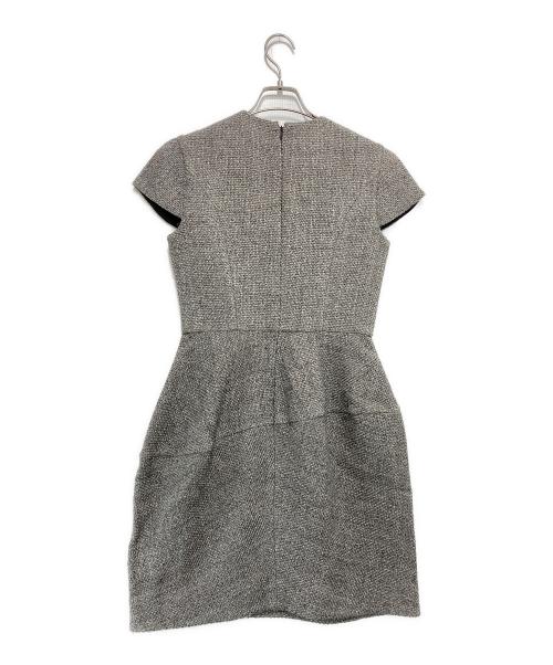 YOKO CHAN（ヨーコチャン）YOKO CHAN (ヨーコチャン) ツイードワンピース グレー サイズ:38の古着・服飾アイテム