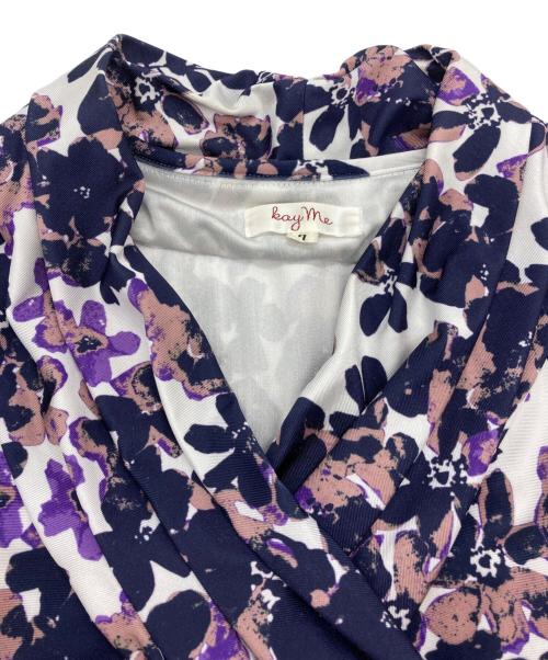 kay me（ケイミー）kay me (ケイミー) 半袖ワンピース ホワイト サイズ:7の古着・服飾アイテム