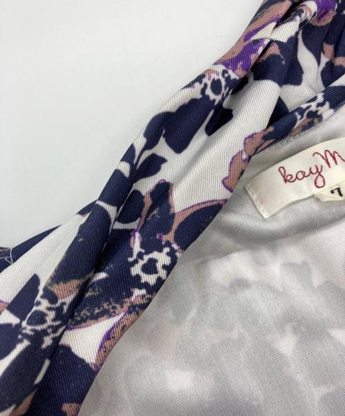 kay me（ケイミー）kay me (ケイミー) 半袖ワンピース ホワイト サイズ:7の古着・服飾アイテム