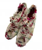 CHANELシャネル）の古着「ツイードオープントゥーサンダル」｜マルチカラー