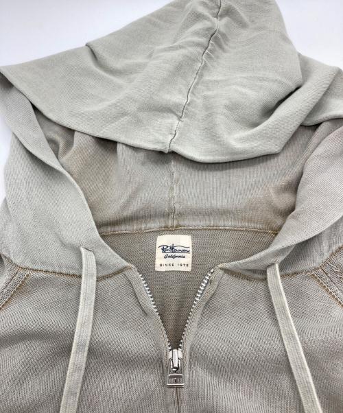 RHC Ron Herman（アールエイチシー ロンハーマン）RHC Ron Herman (アールエイチシー ロンハーマン) ピグメントジップパーカー グレー サイズ:Sの古着・服飾アイテム