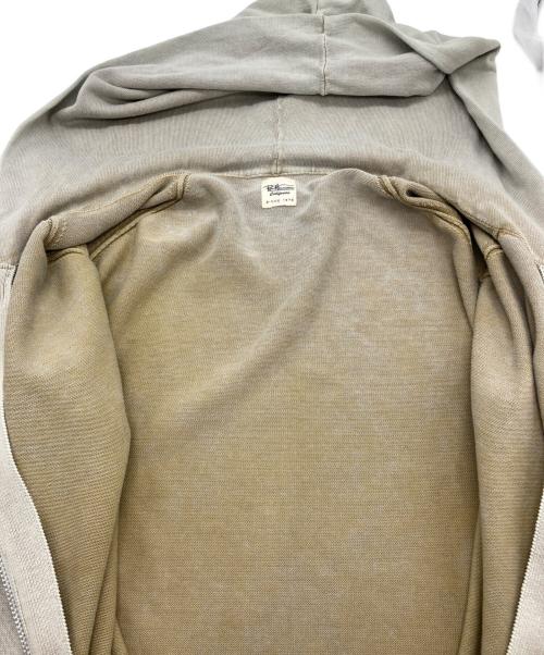 RHC Ron Herman（アールエイチシー ロンハーマン）RHC Ron Herman (アールエイチシー ロンハーマン) ピグメントジップパーカー グレー サイズ:Sの古着・服飾アイテム