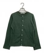 45Rフォーティファイブ・アール）の古着「擬麻ニットカーディガン」｜グリーン