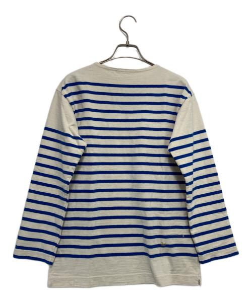 45R（フォーティファイブ・アール）45R (フォーティファイブ・アール) バスクの908Tシャツ ネイビー×アイボリー サイズ:1の古着・服飾アイテム