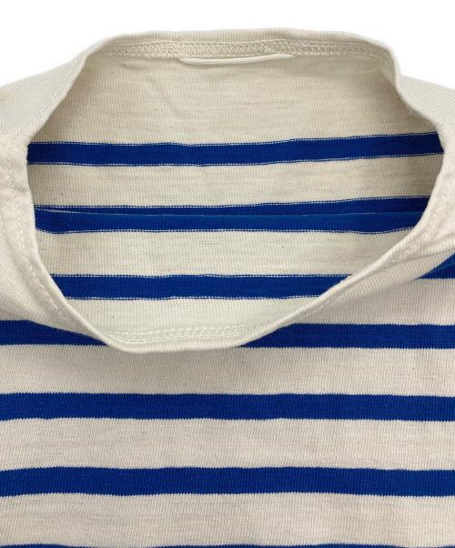 45R（フォーティファイブ・アール）45R (フォーティファイブ・アール) バスクの908Tシャツ ネイビー×アイボリー サイズ:1の古着・服飾アイテム