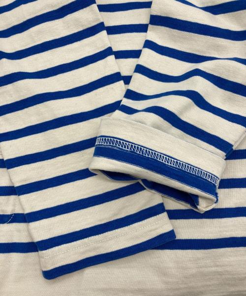 45R（フォーティファイブ・アール）45R (フォーティファイブ・アール) バスクの908Tシャツ ネイビー×アイボリー サイズ:1の古着・服飾アイテム