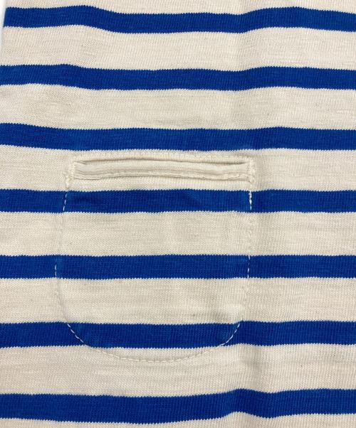 45R（フォーティファイブ・アール）45R (フォーティファイブ・アール) バスクの908Tシャツ ネイビー×アイボリー サイズ:1の古着・服飾アイテム