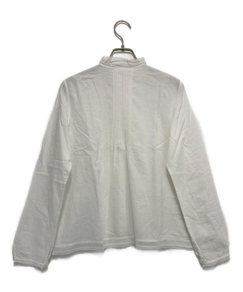 BADOU-R（バドウ・アール）Badou-R (バドウ・アール) レースブラウス ホワイト サイズ:1の古着・服飾アイテム