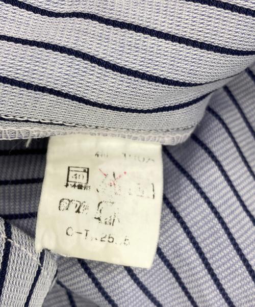 im MIYAKE DESIGN STUDIO（イッセイミヤケデザインスタジオ）im MIYAKE DESIGN STUDIO (イッセイミヤケデザインスタジオ) ストライプシャツ ブルー サイズ:Mの古着・服飾アイテム