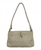 BOTTEGA VENETAボッテガベネタ）の古着「イントレチャートミニバッグ」｜ベージュ