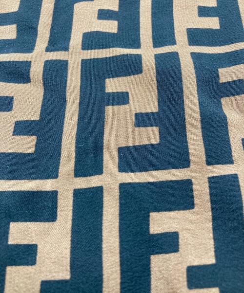 FENDI（フェンディ）FENDI (フェンディ) ズッカ柄シルクスカーフ ブラウンの古着・服飾アイテム