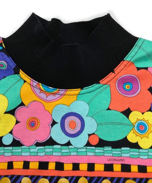 LEONARD SPORT（レオナール スポーツ）LEONARD SPORT (レオナール スポーツ) ハイネックカットソー マルチカラー サイズ:Mの古着・服飾アイテム